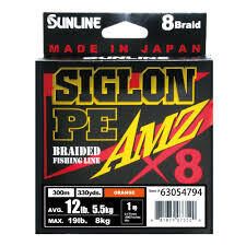 Punutud tamiil Sunline Siglon PEx8 AMZ 150m oranž