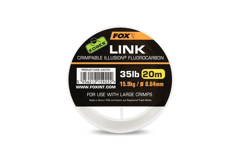Fluorosüsinik FOX EDGES™ LINK ILLUSION FLUROCARBON 20m