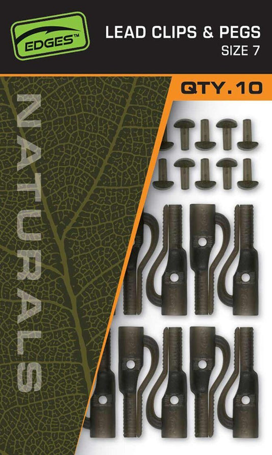 FOX EDGES™ NATURALS LEAD CLIPS & PEGS