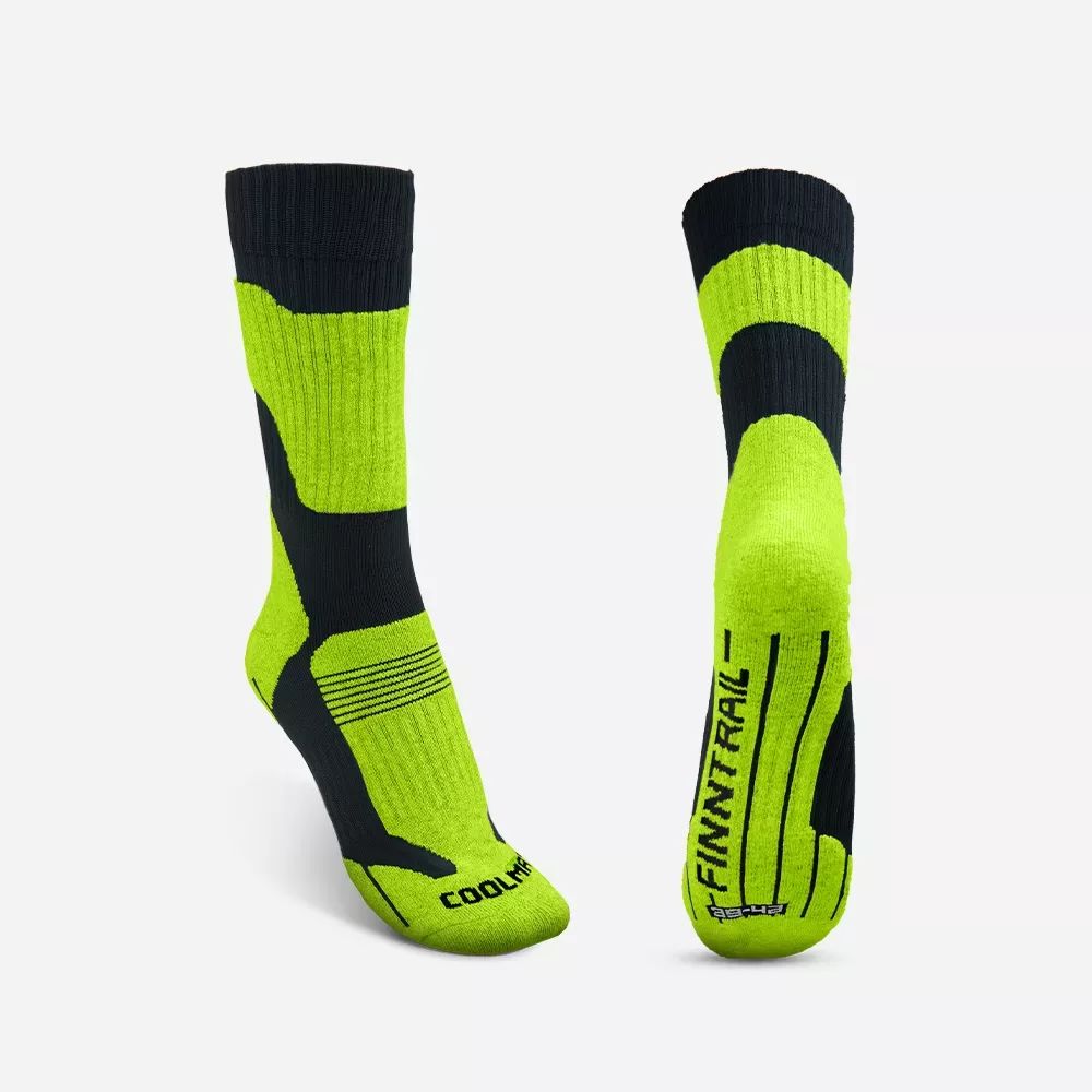 Zeķes Finntrail COOLMAX Lime 3202