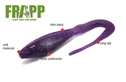 Silikoonist lant Frapp Tricky Tail 10", 100 gr