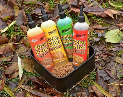 Vedel Dynamite SwimStim kleepuvate graanulitega siirup – punane krill 300ml
