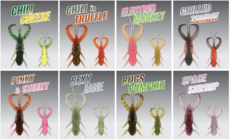 Silikoonpeibutis Monkey Lures Craby Lui 7.5cm