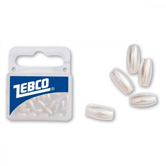ZEBCO RICE BEADS 6mm MOTHER OF PEARL 100pcs / Pērles rīsu formā