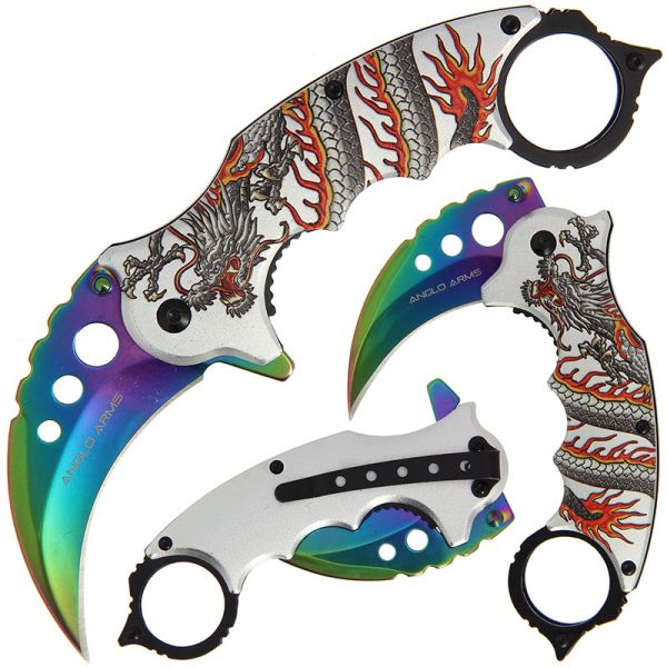 Nazis Anglo Arms 3D dragon karambit