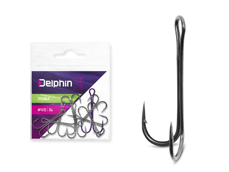 Konksud Hook Delphin B! Topelt / 8 tk