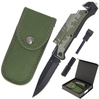 Nazis Anglo Arms Lock Knife With Torch & Firesteel