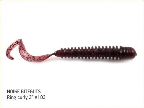 Silikona māneklis NOIKE BITEGUTS Ring Curly 3“