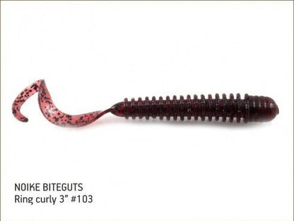 Silikona māneklis NOIKE BITEGUTS Ring Curly 3“