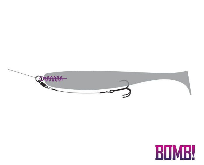 Skrūves Delphin BOMB! Twisto O-LOCK / 5pcs