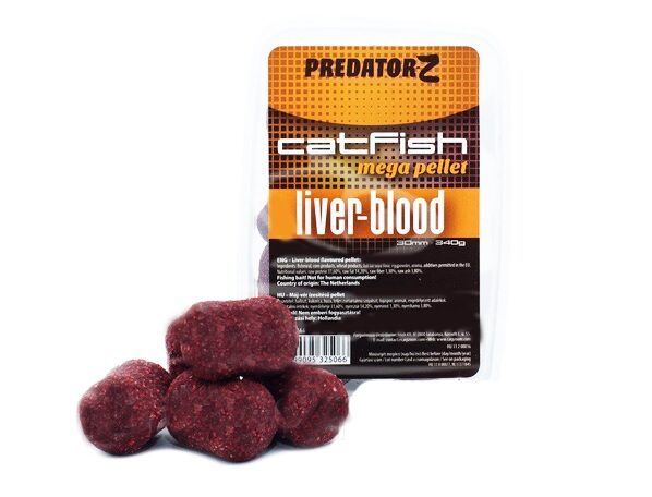 Peletes Carp Zoom Predator-Z Catfish Mega Pellets 30mm