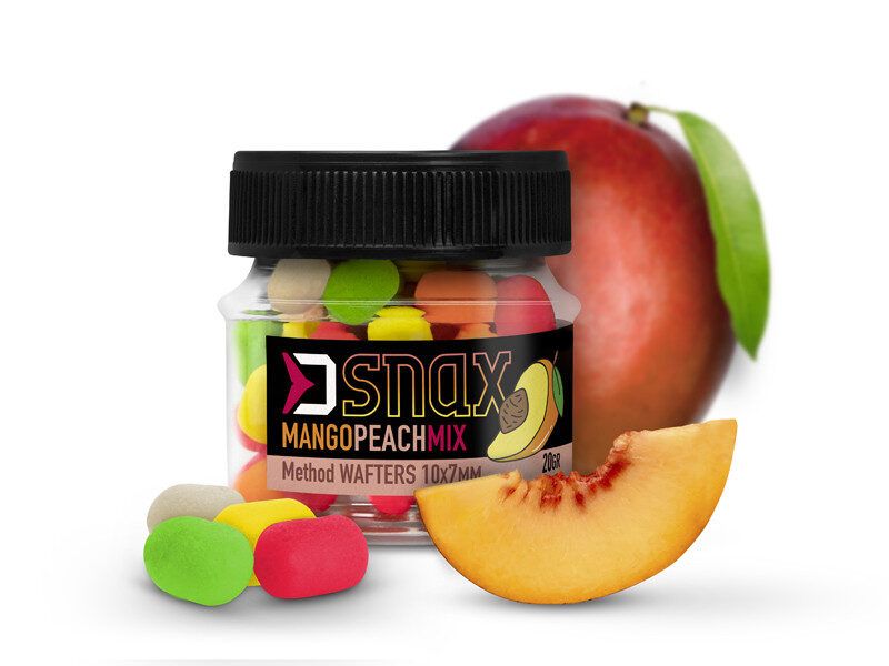 Vafteri Delphin MIX D SNAX WAFT lure / Mango-Peach 10x7mm