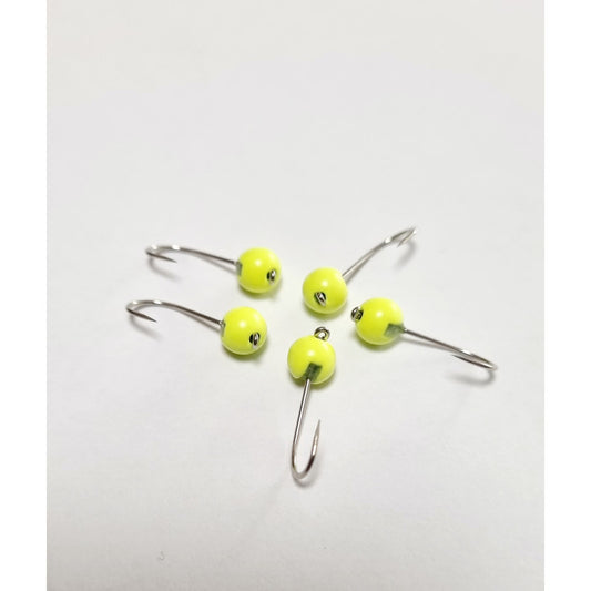 Volframist jigipea Tungsten Nano Jig Chartreuse #12 5tk