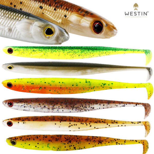 Silikona māneklis Westin Kickteez Shadtail - 15cm 10g