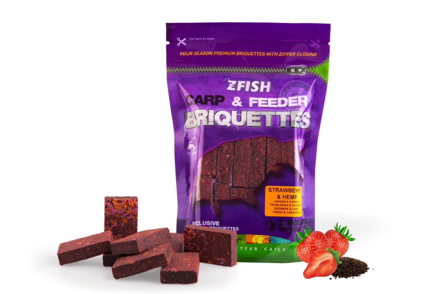 Barības briketes ZFISH Feeding Briquettes 220g